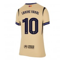 Barcelona Lamine Yamal #10 Koszulka Wyjazdowa damskie 2025-26 Krótki Rękaw